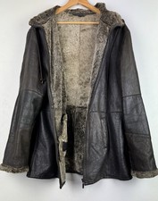 GENUINE SHEARLING HOODED