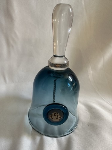 Wedgwood blue glass - blue, bell