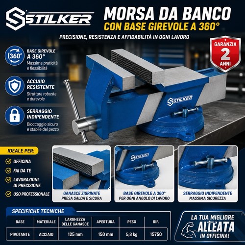 Stilker swivel bench vise - bench,