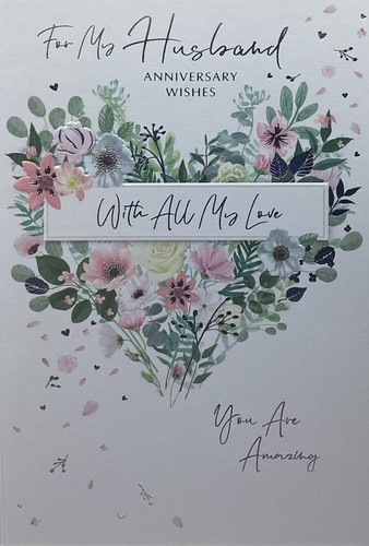 Husband anniversary card - husband,