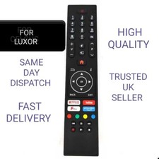 REMOTE  FOR LUXOR SMART TV MODEL: LUX0124001/01. LUXC0132004/01. LUX0139003/01