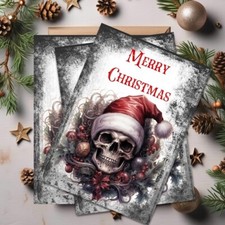 Gothic christmas card x3 - gothic, ,
