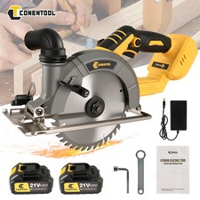 CONENTOOL 21V Cordless Circular Saw 165mm Brushless Electric Li-Ion Saws 6900RPM