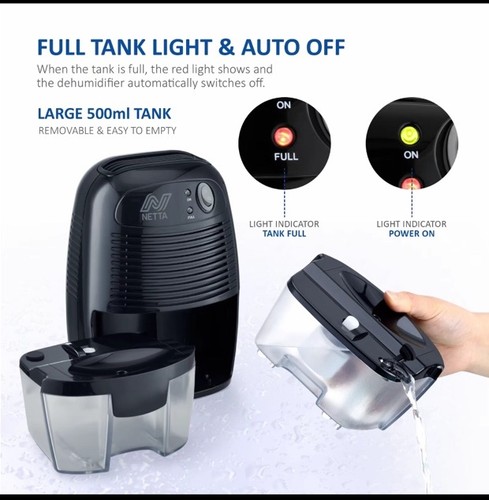 Netta dehumidifier 500ml mini - netta,