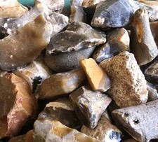 1kg natural flint rough - 1kg,