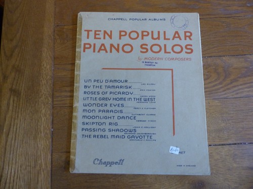 Ten popular piano - popular, solos