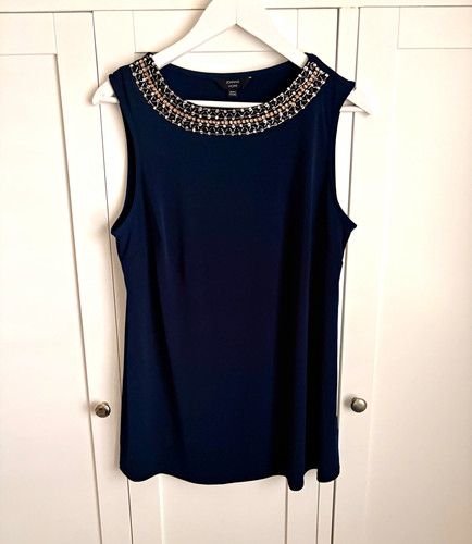 Joanna hope navy solid beaded - navy,
