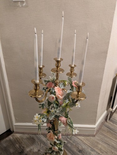 Candelabra arm 80cm - arm, brushed