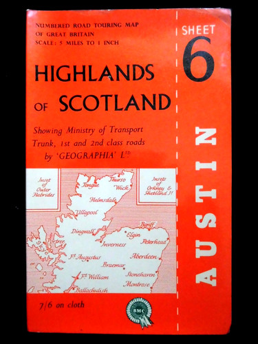 Vintage highlands scotland - of,