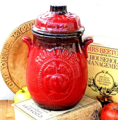 West german pottery rumtopf - pottery,