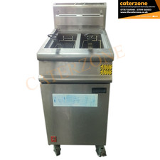 Falcon G3845/P 2 x 12.8 Ltr Freestanding Twin Tank Gas Fryer - Refurbished
