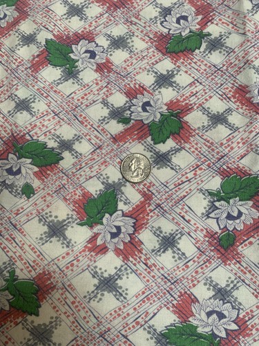 1930s vintage feedsack - vintage, flower