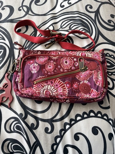 Kipling pink red patterned - kipling,