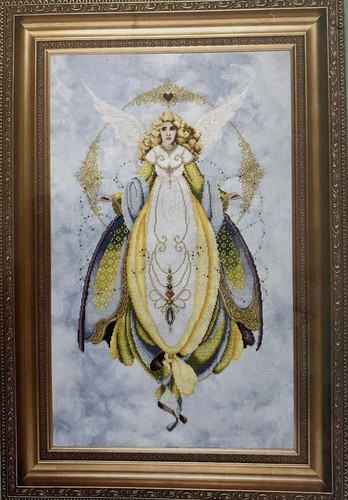 Lavender and lace angel - lace,