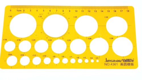 Circles technical drawing - technical,