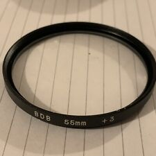 BDB 55mm +3 Close Up Filter