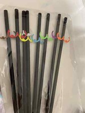 8 Pack boob black paper straw Multicolour - Hen Party, Stag Party, funny Decorat