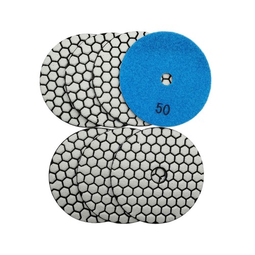 Dry diamond polishing - pads, 4"