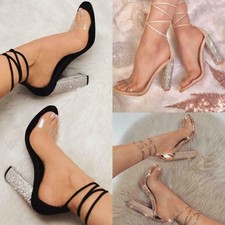 Sexy Women's Clear Strappy Tie