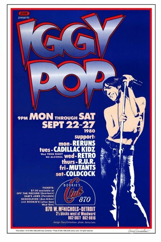 Iggy pop concert vintage - iggy,