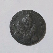 1794 Queen Elizabeth I Sussex Chichester Halfpenny Conder Token