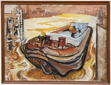 Framed 20th Century Oil -
