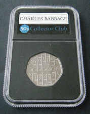 2021 Charles Babbage BU 50p Fifty Pence Coin BU - Collector Club