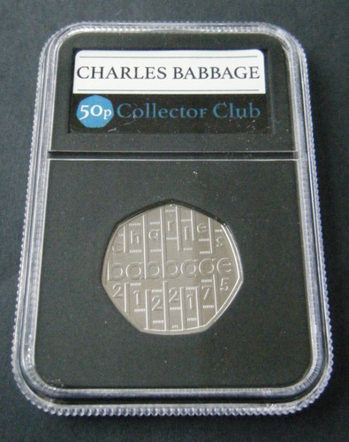 2021 charles babbage 50p - charles, bu