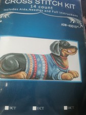 New Dachshund Cross Stitch Kit