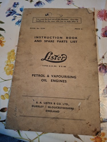 Old vintage lister engines - old,
