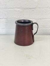 Real Hide Leather And Ceramic Tankard 15cm High Medieval Fantasy Cosplay