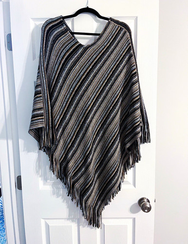 Women striped knit - striped, acrylic
