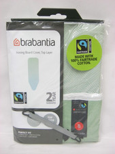 Brabantia Cotton Ironing Board Cover B 124cm x 38cm Blue /Green Sea Mist