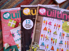Love patchwork and quilting magazine issues 153, 154 and 155