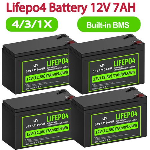 12v 7ah lifepo4 - 4/2x,