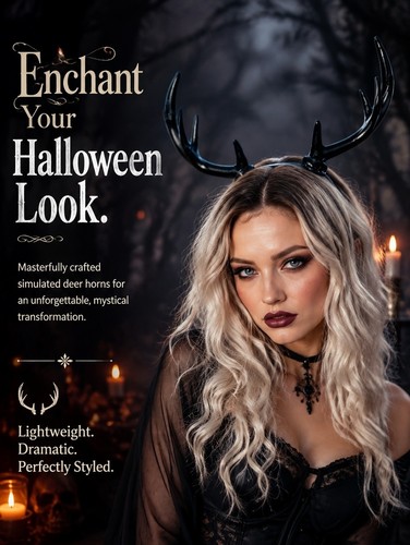 Artificial deer horns - deer,