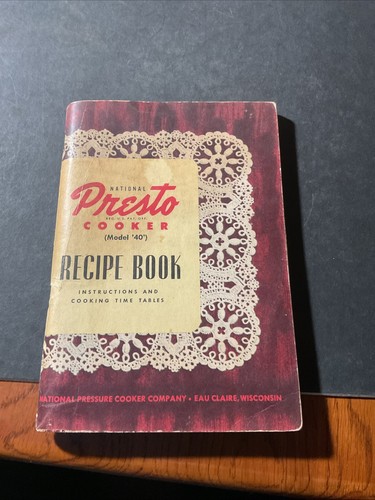 Presto cooker model - cooker, 40