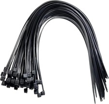 Black Plastic Cable Ties Long
