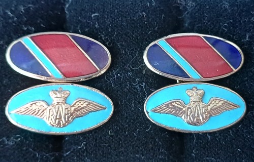 Vintage raf guilloche enamel - raf,