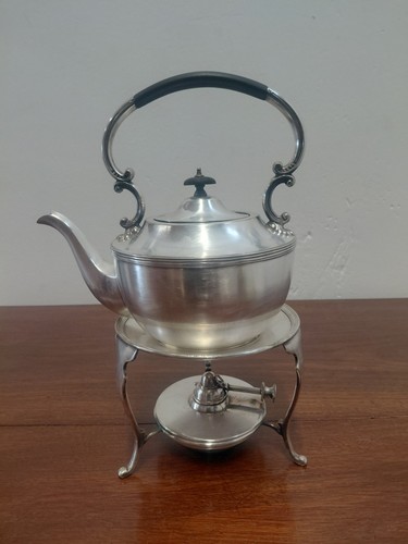 Antique tilting spirit kettle - antique,