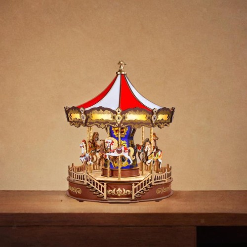 Musical carousel music - carousel, box