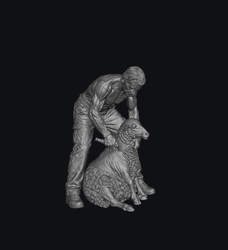 Smf9503 male farmer topless - farmer,