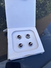 Genuine BMW Aluminium Valve Cap Covers With M Logo - 36122447402