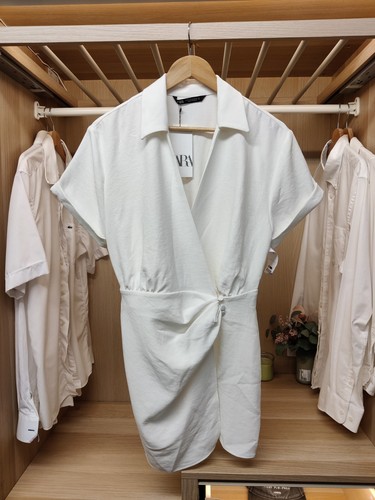 Zara womens bnwt white wrap - zara,