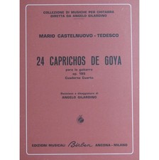 Castelnuovo-Tedesco Mario Caprichos De Goya No 19 To 24 Op 195 Guitar 1971