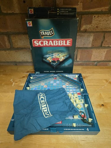 Vintage travel scrabble board - vintage,