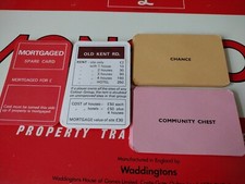 FULL SET OF MONOPOLY CARDS