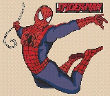 Cross stitch chart  Spiderman 2  FlowerPower37-uk
