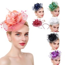 Women's Headband Clip Hat Fascinator Weddings Ladies Day Races Royal Ascot UK