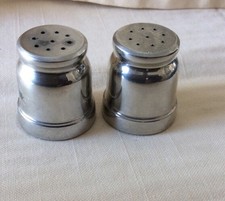 SET OF  B & M 7267 PEWTER SALT
